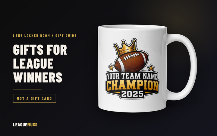 Fantasy football champion mug — best fantasy football gifts for league winners
