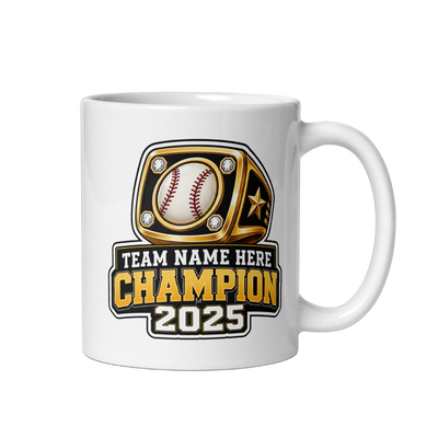 Championship Ring Fantasy Baseball Mug
