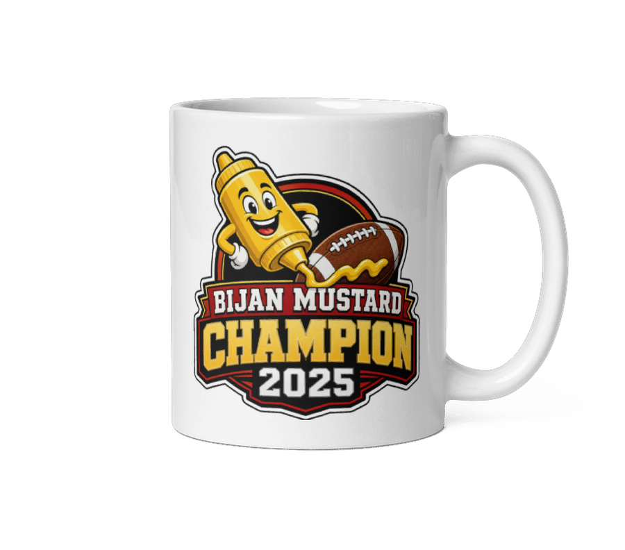Bijan Mustard Champion Mug