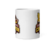 Bijan Mustard fantasy football mug 11oz, front view