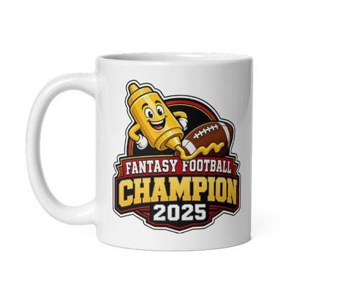 Bijan Mustard fantasy football mug 11oz, opposite side