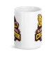 Bijan Mustard fantasy football mug 15oz, front view