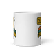 The G.O.A.T. Champion fantasy football mug, front view
