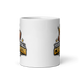 Gridiron King Champion fantasy football mug, front view