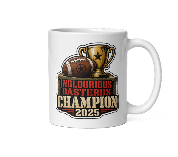 Inglourious Basterds fantasy football mug 11oz, personalized with your team name