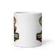 League Trophy Club fantasy football league mug, front view