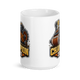 The Mean Machine fantasy football mug 15oz, front view