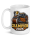 The Mean Machine fantasy football mug 15oz, opposite side