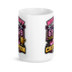 Multiple Scoregasms fantasy football mug 15oz, front view