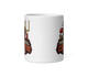 Punt Drunk Love fantasy football mug 11oz, front view