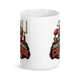 Punt Drunk Love fantasy football mug 15oz, front view