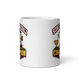 Sons of Pitches fantasy baseball champion mug, front view