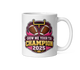 Show Me Your TDs fantasy football mug 11oz, personalized with your team name