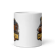 The Mean Machine football mug, front view