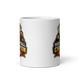 Trophy Football Champion fantasy football mug, front view
