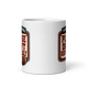 Please Draft Responsibly fantasy football mug 11oz, front view