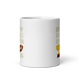Building Block Champion fantasy football mug 11oz, front view