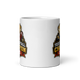 Trophy Football Champion fantasy football mug 11oz, front view