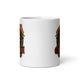 Skull Flames fantasy football champion mug 11oz, front view