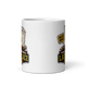 Drafted Badly Last Place personalized fantasy football loser mug, white glossy 11oz, front view