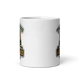 The Sacko Bag Last Place fantasy football mug 11oz, front view