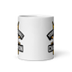 Crown Baseball Champion 11oz white mug, front view