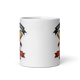 Trophy Baseball Champion 11oz white mug, front view