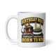 Birthday Boss fantasy football mug 11oz, handle on left