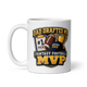 Dad Drafted Me fantasy football mug 11oz, handle on left