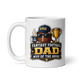 Fantasy Football Dad fantasy football mug 11oz, handle on left
