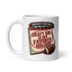 Draft Day Is My Favorite Holiday fantasy football mug 11oz, handle on left
