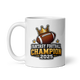 Gridiron King Champion fantasy football mug 11oz, handle on left