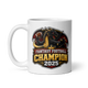 Game of Throws fantasy football champion mug 11oz, handle on left