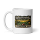 Field of Schemes football mug 11oz, handle on left