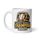 Championship Ring Fantasy Baseball Mug 11oz, handle on left