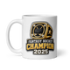 Championship Ring Fantasy Hockey Mug 11oz, handle on left