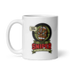 Trade Sniper fantasy football mug 11oz, handle on left
