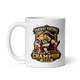 Fantasy Football Champion throne trophy mug 11oz, handle on left