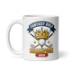 Crowned Golf Champion Mug 11oz, handle on left