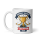 Trophy fantasy hockey champion mug 11oz, handle on left