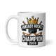 Crown fantasy hockey champion mug 11oz, handle on left
