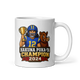 Hakuna Puka-ta Champion fantasy football mug 11oz, personalized team name side, handle on right