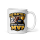 Dad Drafted Me fantasy football mug 11oz, handle on right