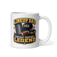 Lineup Dad fantasy football mug 11oz, handle on right