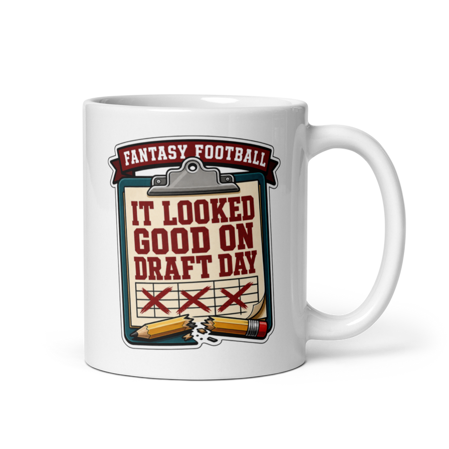 It Looked Good On Draft Day Mug