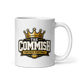 The Commish fantasy football mug 11oz, handle on right
