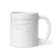 Whistle Vintage Champion fantasy football mug 11oz, personalized team name side, handle on right