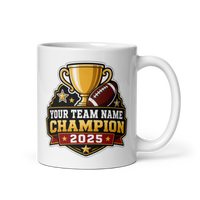 Trophy Football Champion Mug