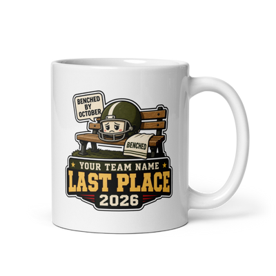 Benched By October Last Place Mug