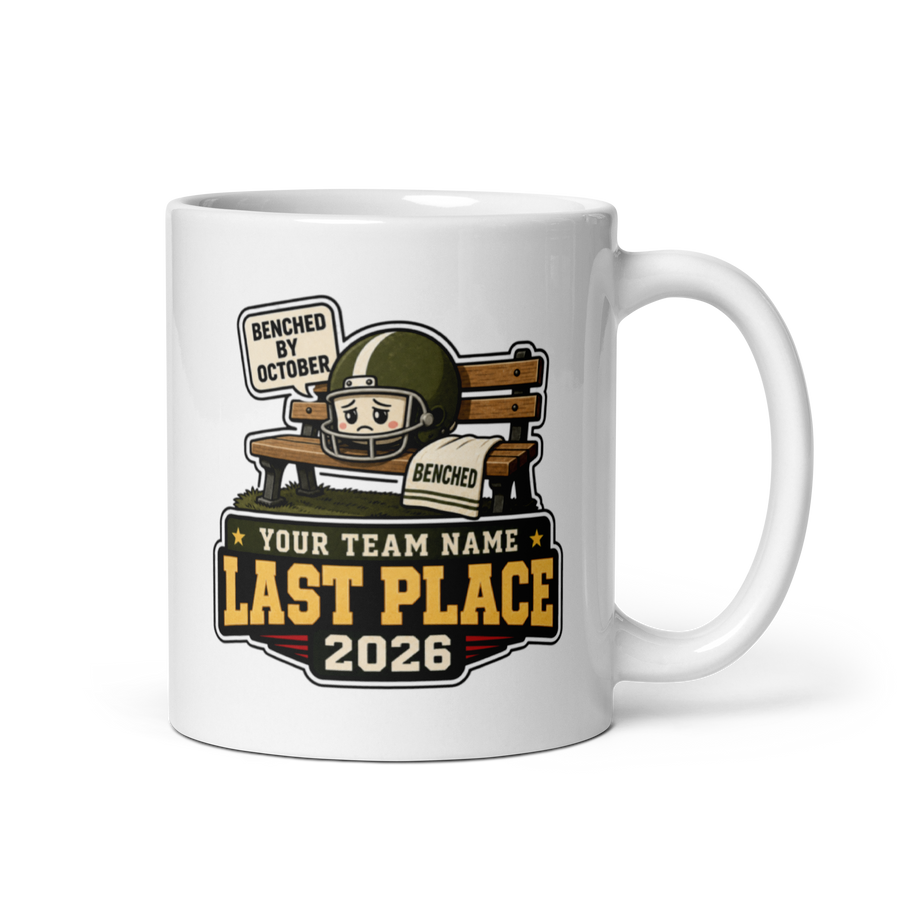 Benched By October Last Place Mug
